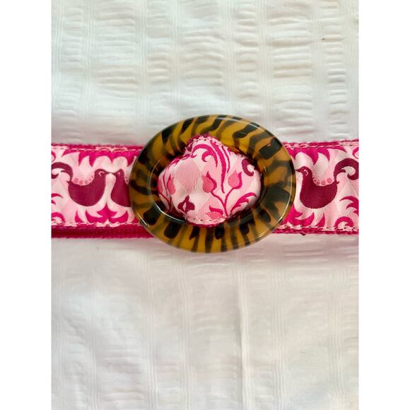 Uptown Charlie belt tortoiseshell with pink print - Picture 8 of 9